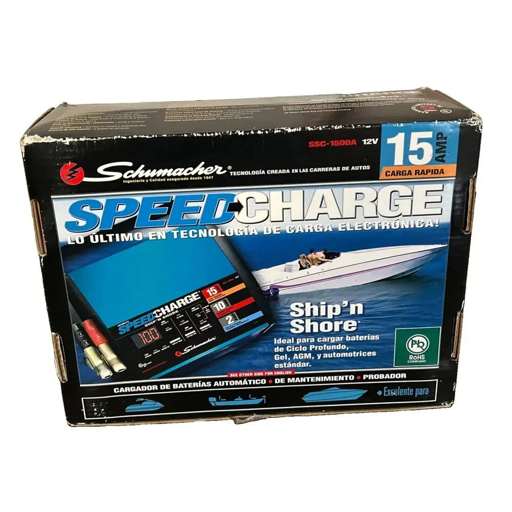 Schumacher SSC-1500A 6V/12V Ship ‘N Shore Auto & Marine Battery Charger Open Box